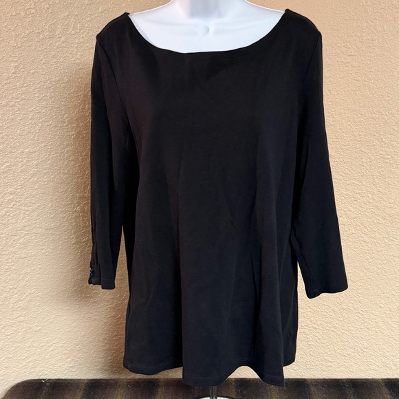 Talbots Tops - 4/$15 Talbots Black Long Sleeve Top